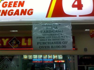 Shoprite embarrassed over sign