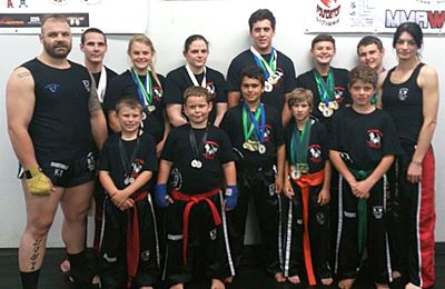 Kickboxers scoop up medals