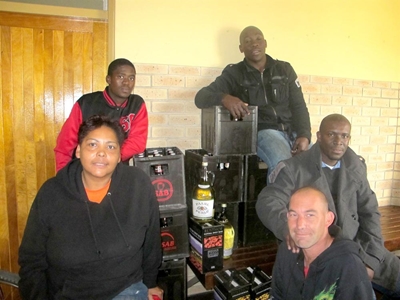 Update: Dagga, liqour and weapons confiscated