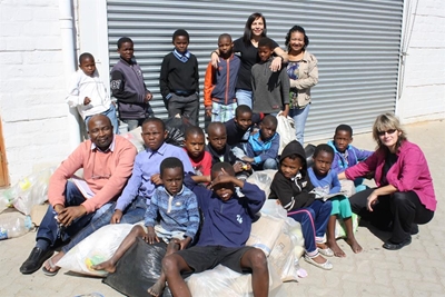 Caring for children at Thembalethu Square