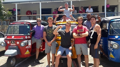 Tuk-tuk'ing from Jo'burg to Cape Town