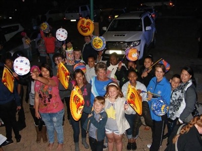 Rotary hosts German lantern march