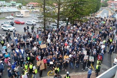 Mossel Bay unites against Zuma