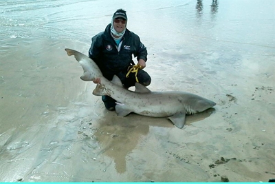 Terblanche kry sy haai by die baai