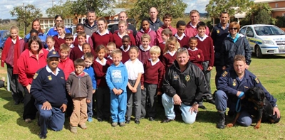 K-9 Unit visits Heidelberg Christian School