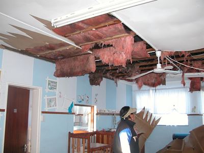 Copper theft causes mini flood