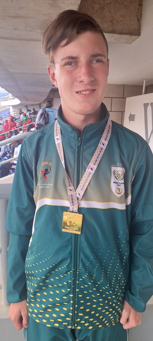 Perry Ricardi Ricardi wins gold at Youth Games in Malawi | Mossel Bay Advertiser