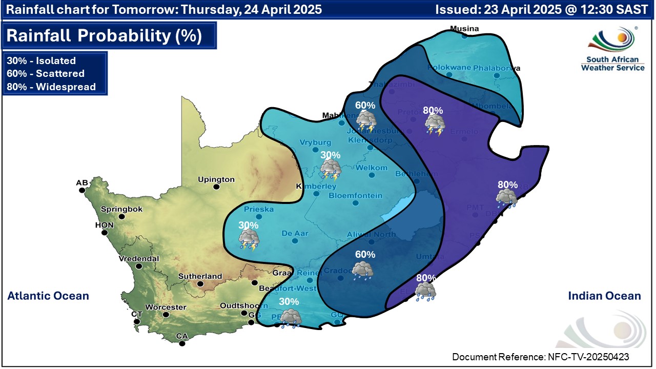South Africa braces for heavy rain and cold weather conditions | George ...