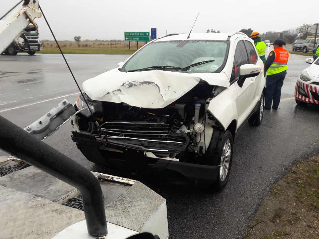 Accident at airport crossing | George Herald