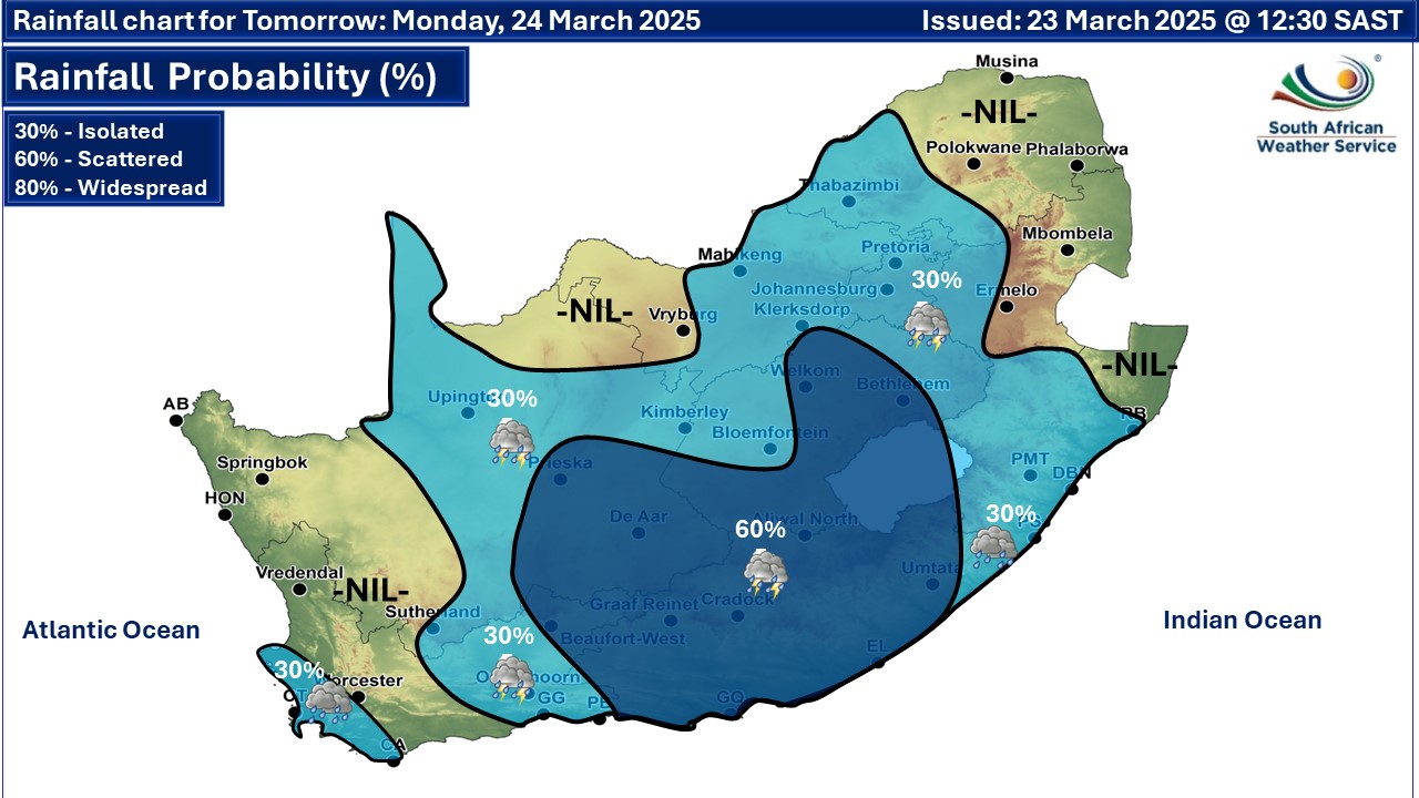 High fire danger conditions expected inland on Monday | Knysna-Plett Herald