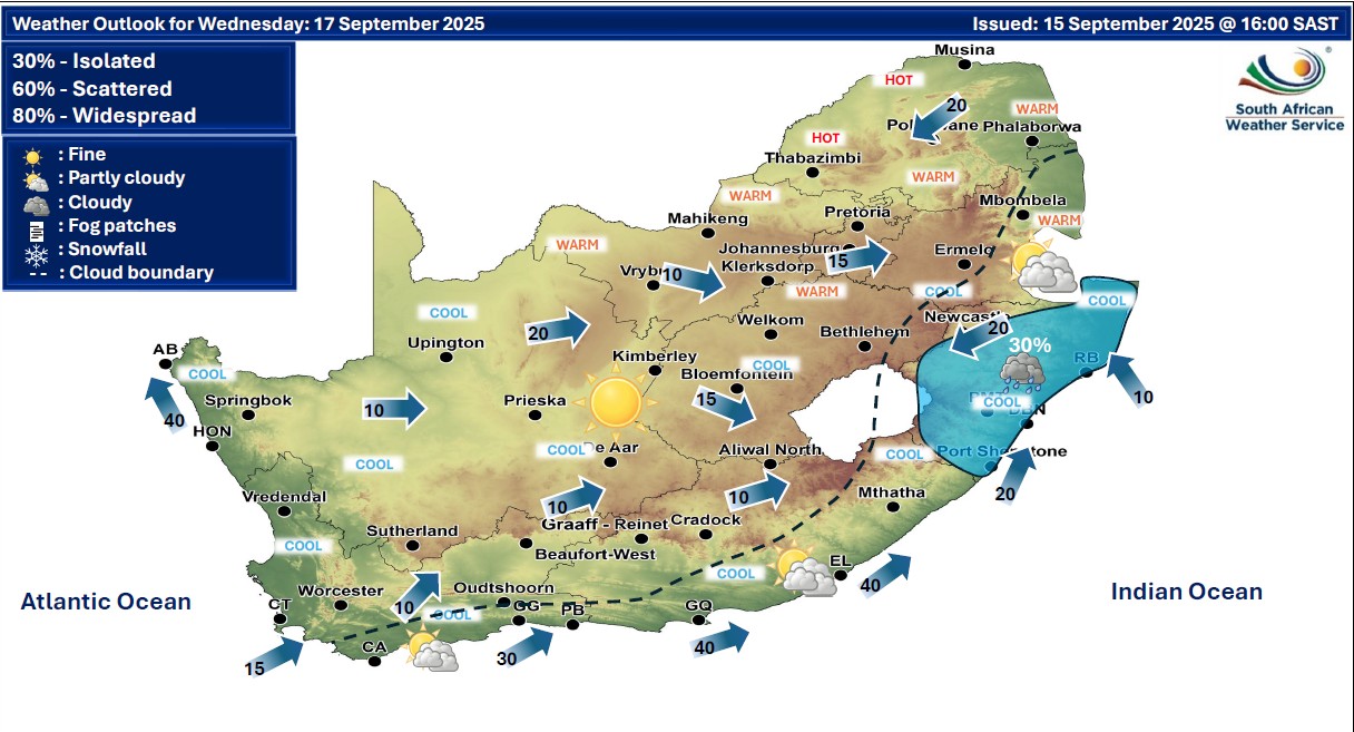 Weather: Windy with rough seas warning | George Herald