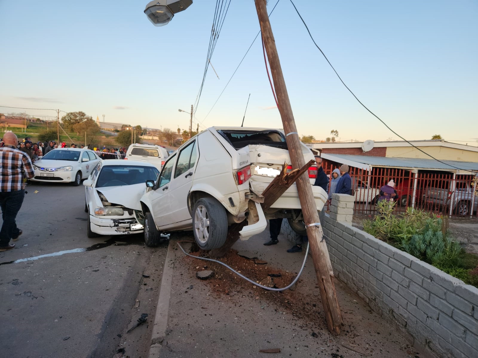 Power outage after accident Oudtshoorn Courant