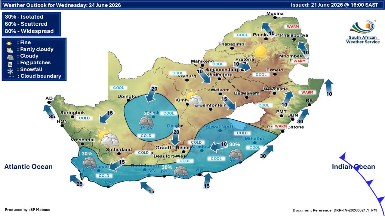 Cold front expected to make landfall along southern coast | George Herald