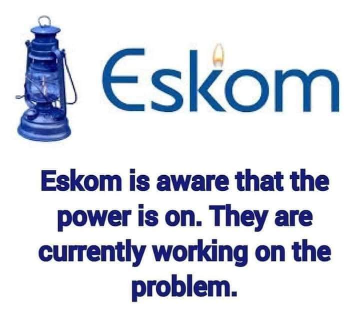 Eskom se wat?! South Africans are gatvol of load shedding Oudtshoorn