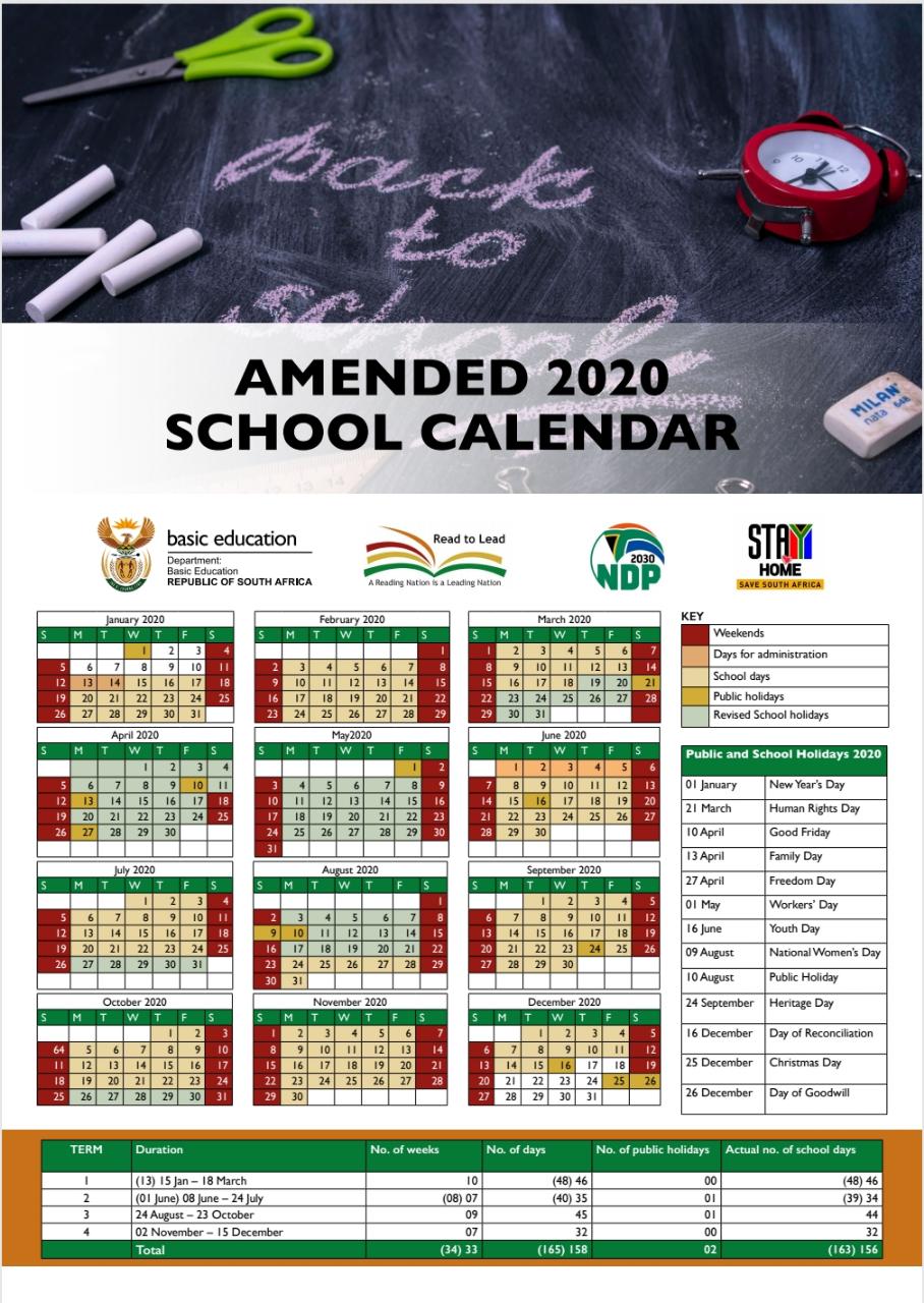 Revised 2020 school calendar released Herald