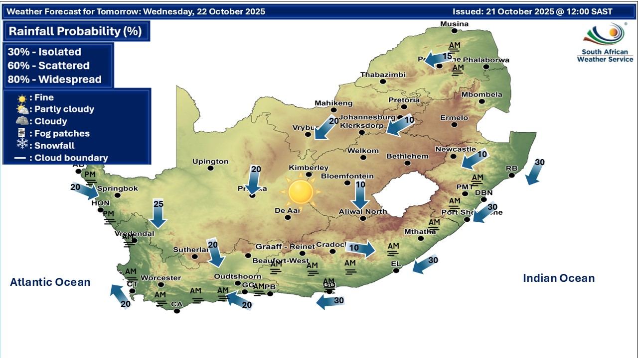 Weather: High fire danger in Western Cape today | George Herald