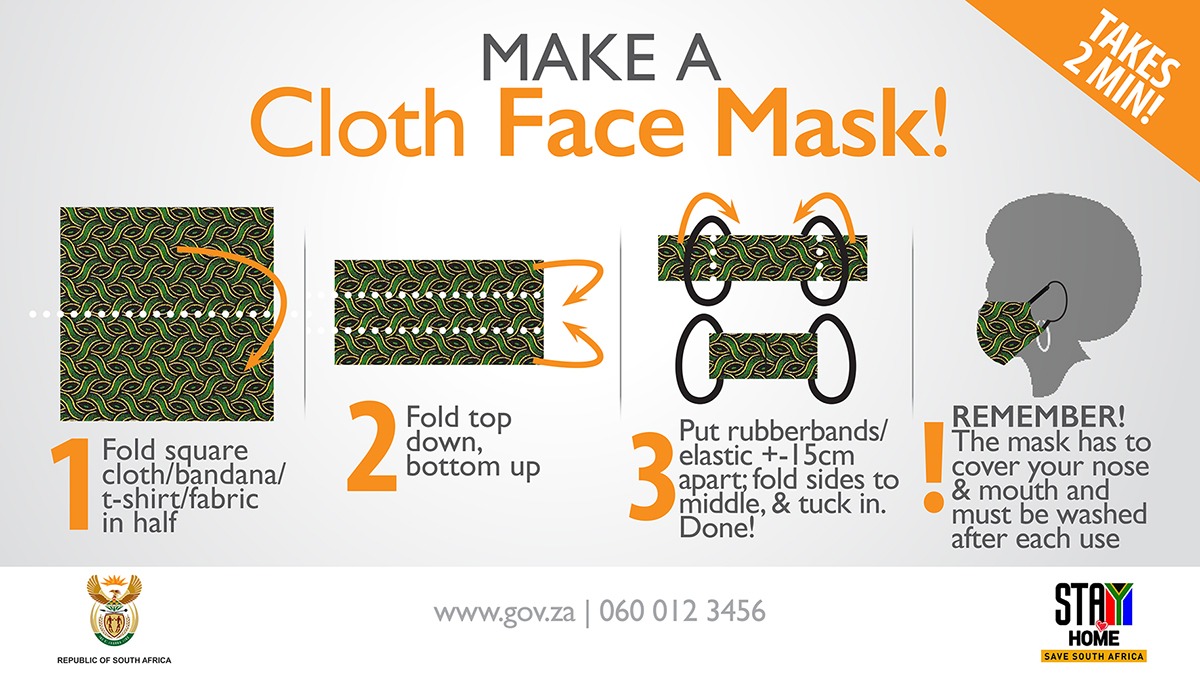 Using Cloth As Mask How to properly wear your cloth face mask | George Herald
