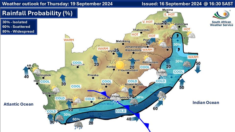 Extreme cold front approaching Western Cape on Wednesday | George Herald