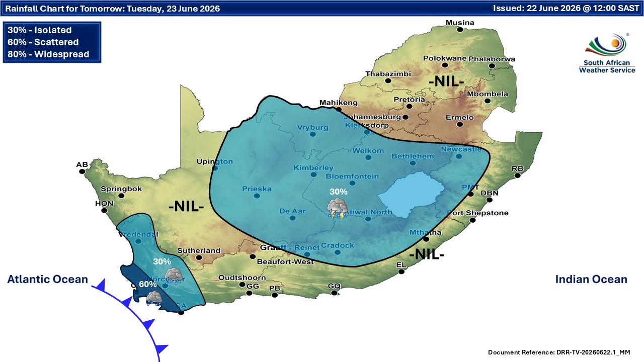 Cold front expected to make landfall along southern coast | Knysna ...